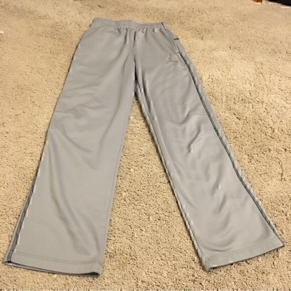 Air Jordan boys size large gray  sweatpants - Picture 1 of 9